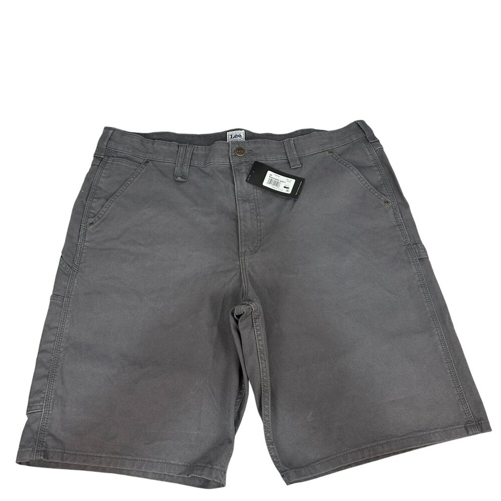 Mens Lee Workwear Carpenter Painter Shorts Gray Size 40 Style